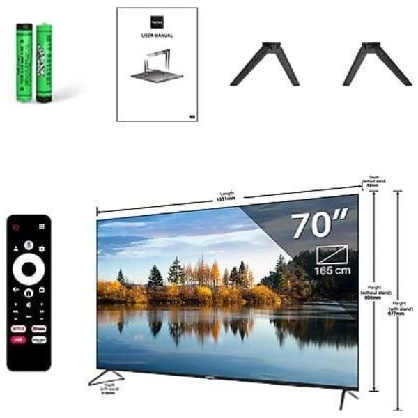 Фото - Телевизор TEEVIEW TV70UQG-EU